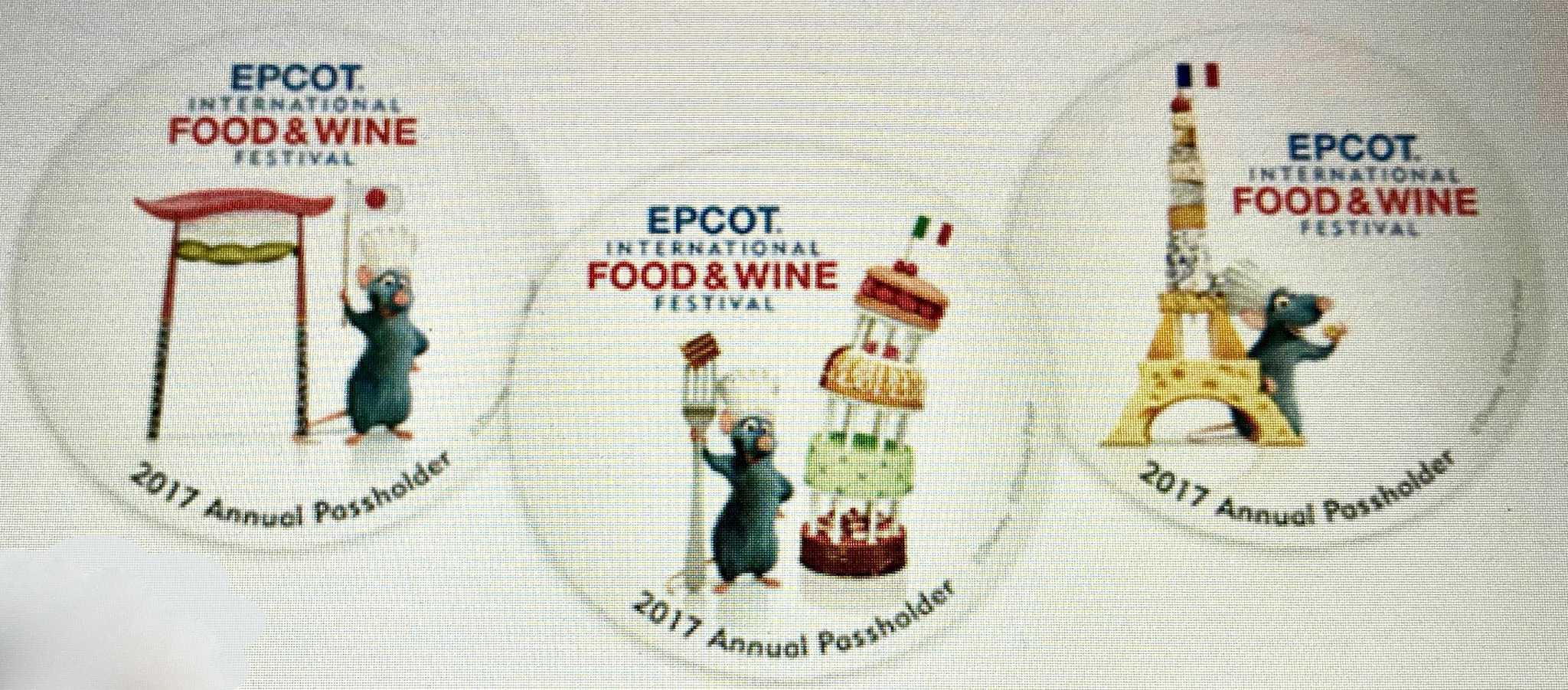 Annual Passholders Can Collect Free Ratatouille Buttons at the 2017 Epcot Food and Wine Festival