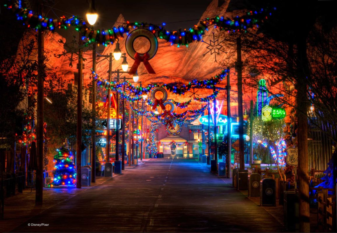 Cars Land Attractions Getting Christmas Overlays for the First Time in 2017