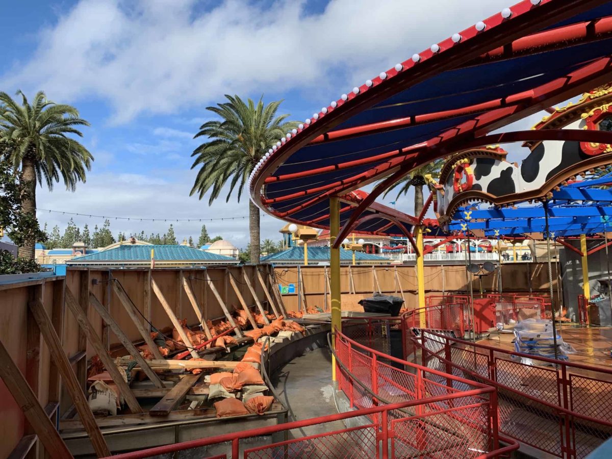 Jessie's Critter Carousel Construction Disney California Adventure