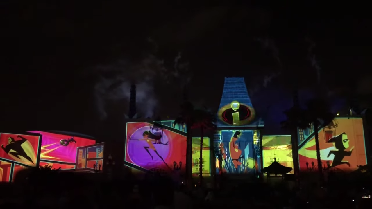 Wonderful World of Animation Nighttime Show Hollywood Studios