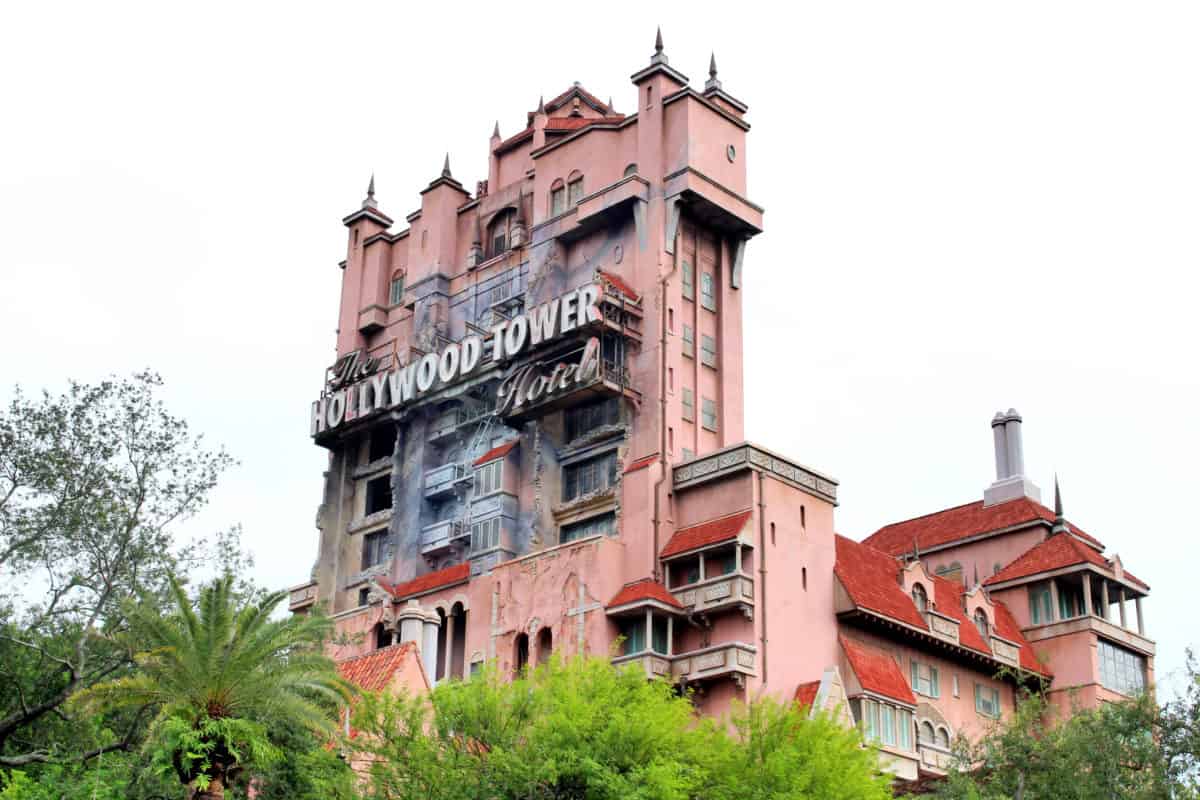 Hollywood Studios tower of terror