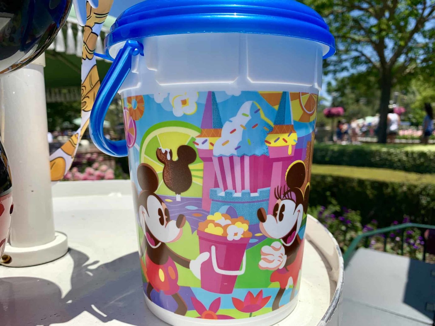 PHOTOS New Souvenir Popcorn Bucket Featuring Disney Parks Snacks
