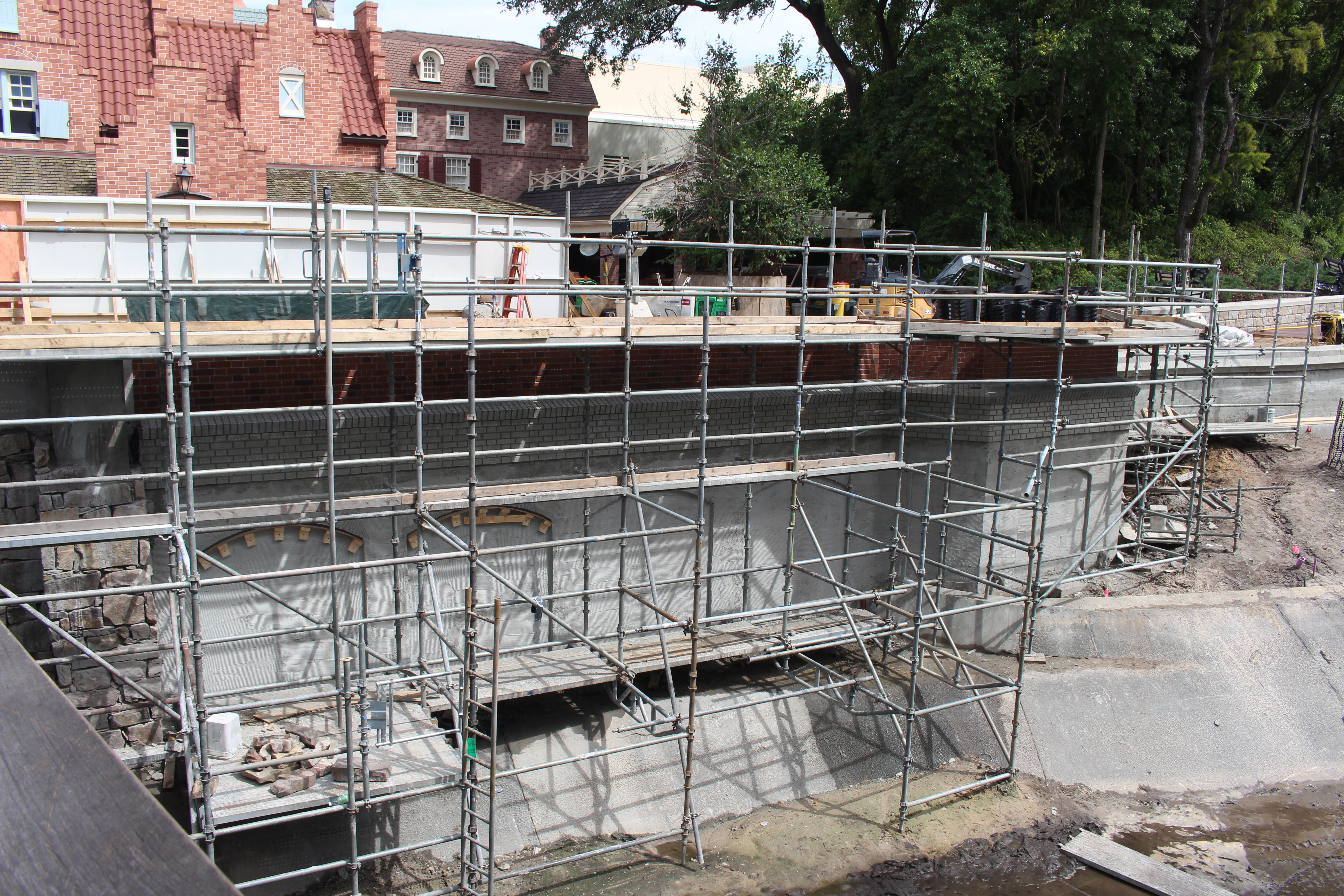 Cinderella Castle pathway widening