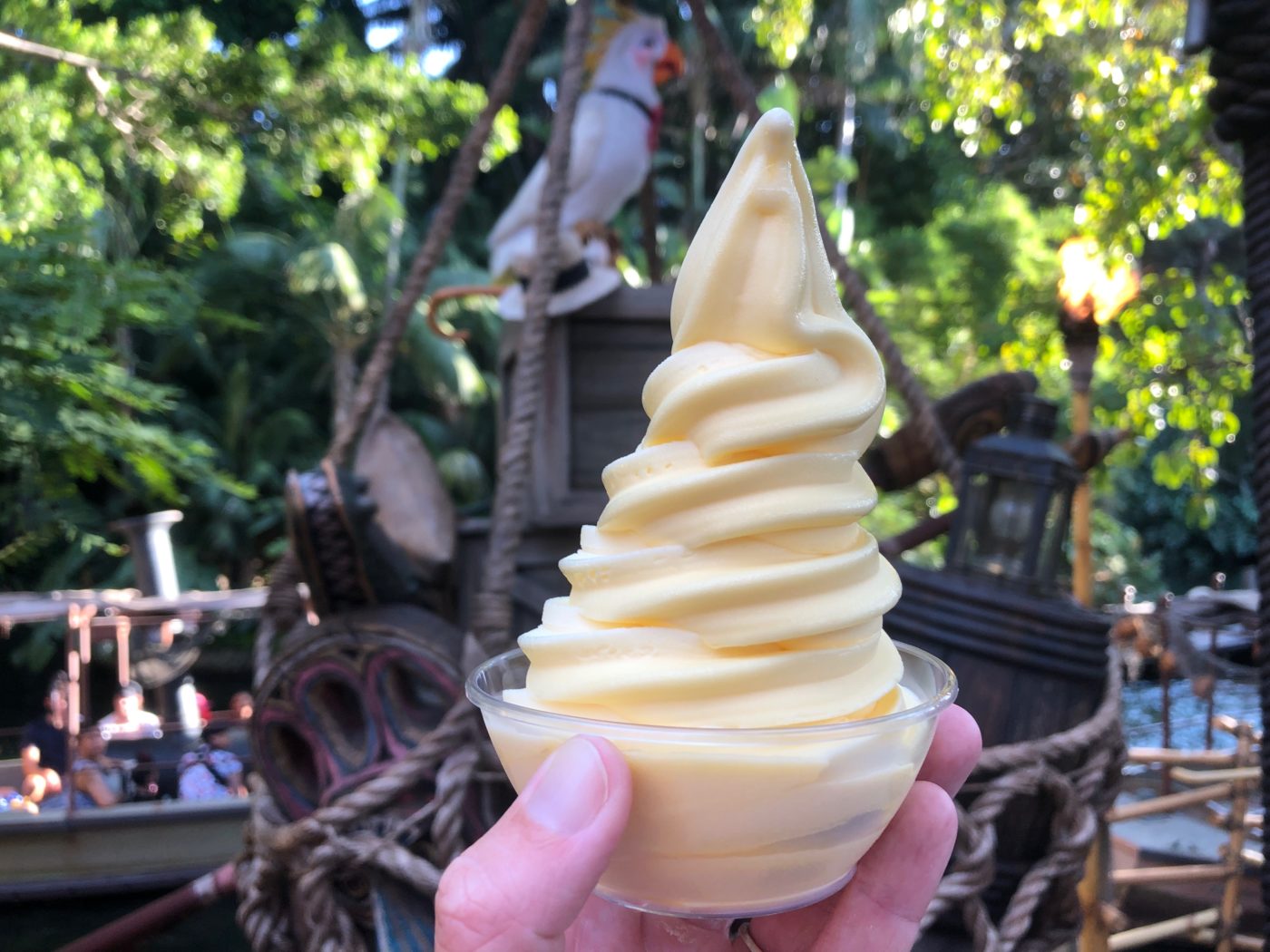 REVIEW New Mango Pineapple Dole Whip at Tropical Hideaway in Disneyland Park Disneyland News