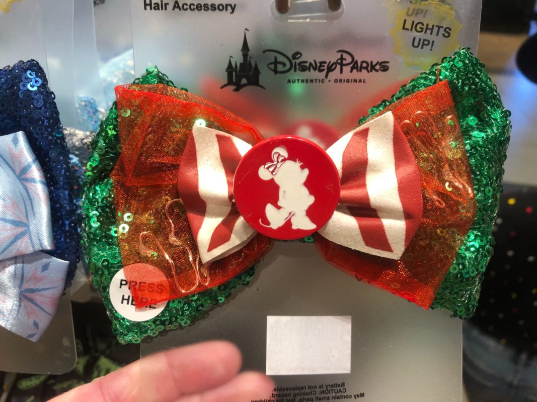 Minnie Holiday Hair Bow scaled