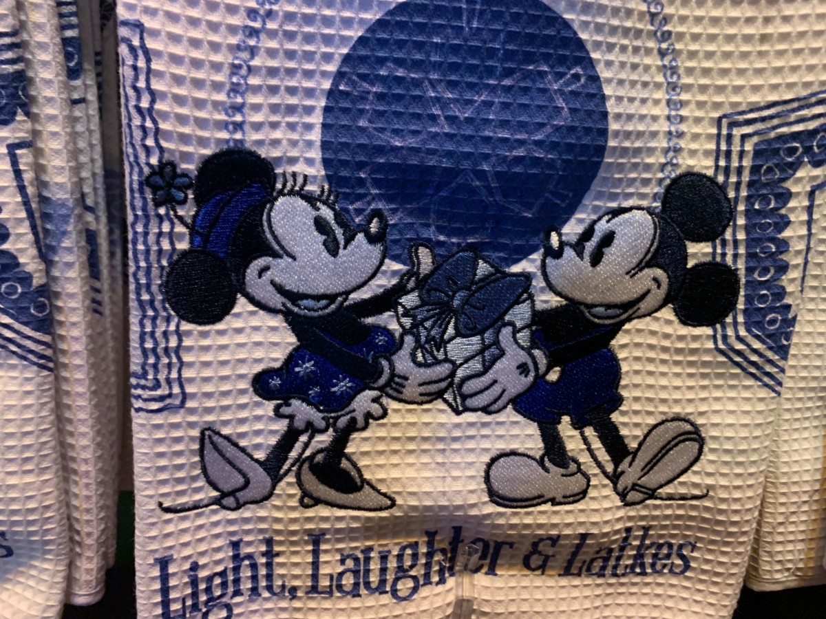 hanukkah dish towel disneys days of christmas disney springs 3