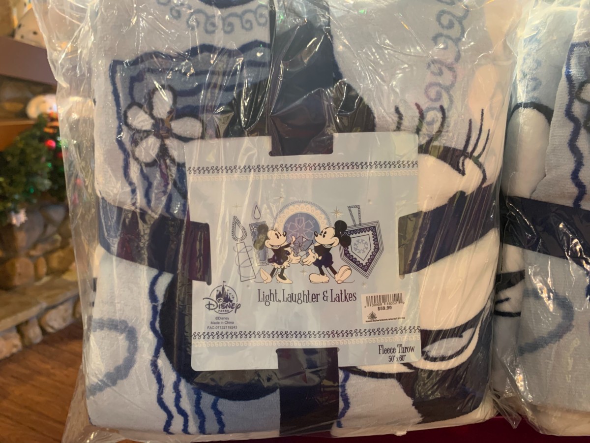 hanukkah fleece throw disneys days of christmas disney springs 1