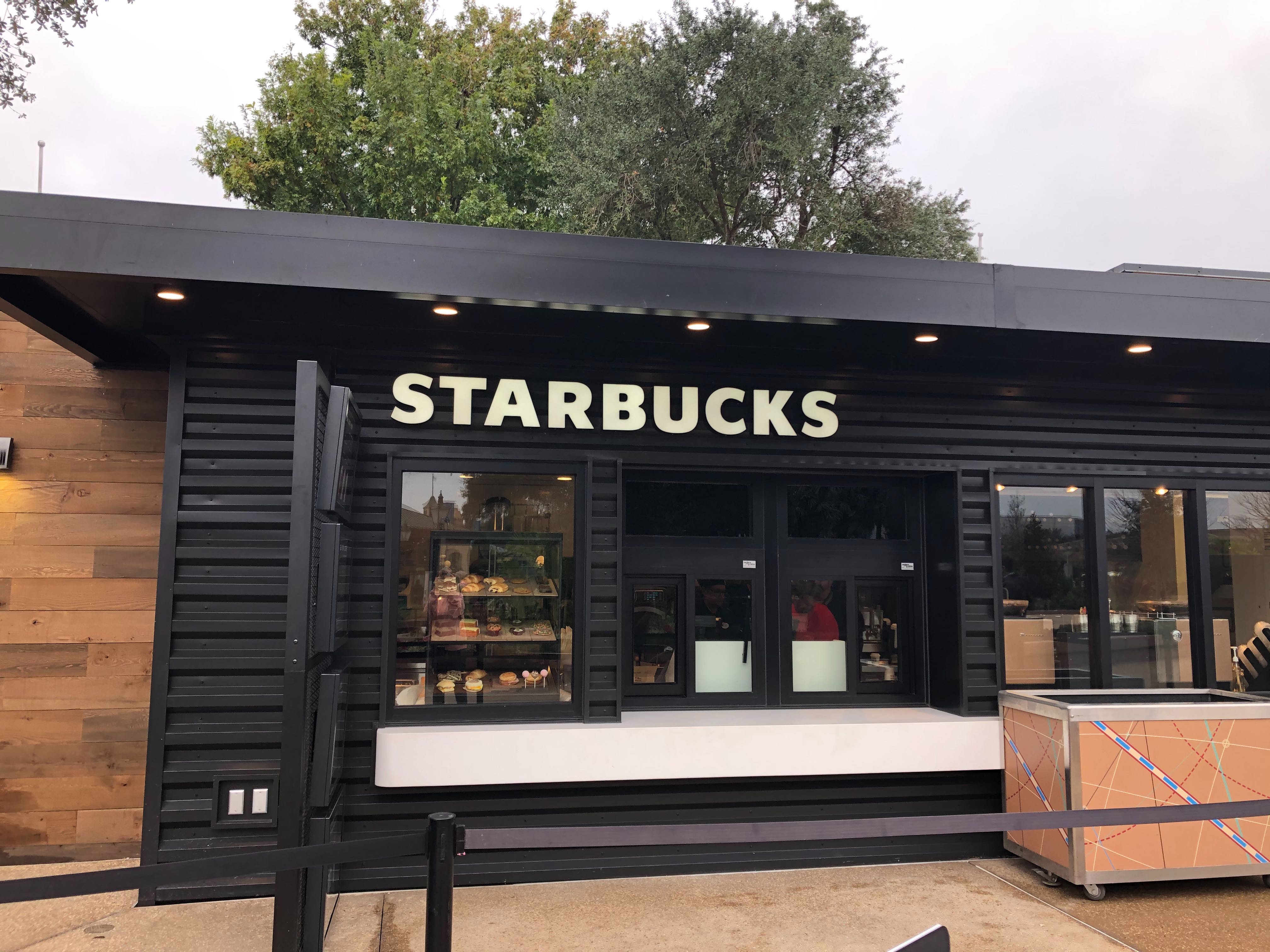 temporary starbucks epcot world showcase dec 2019 17