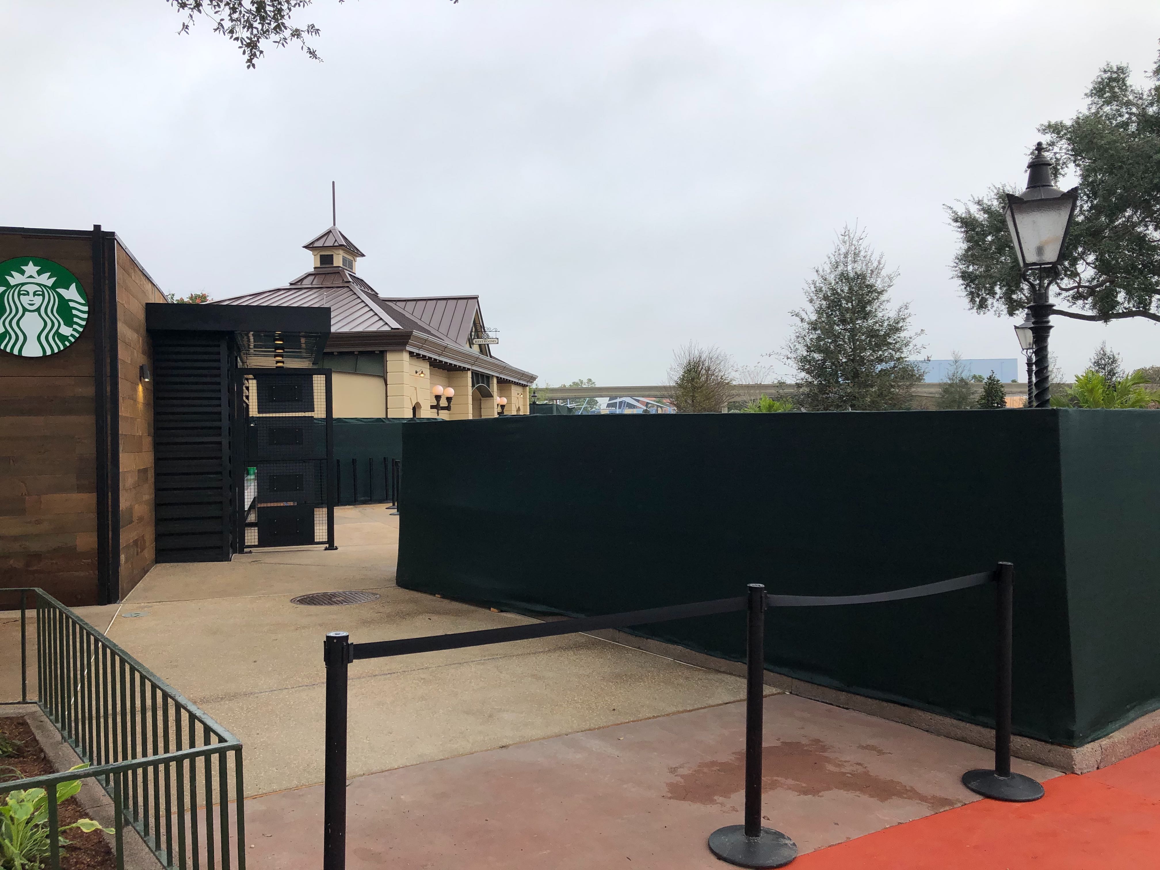 temporary starbucks epcot world showcase dec 2019 4