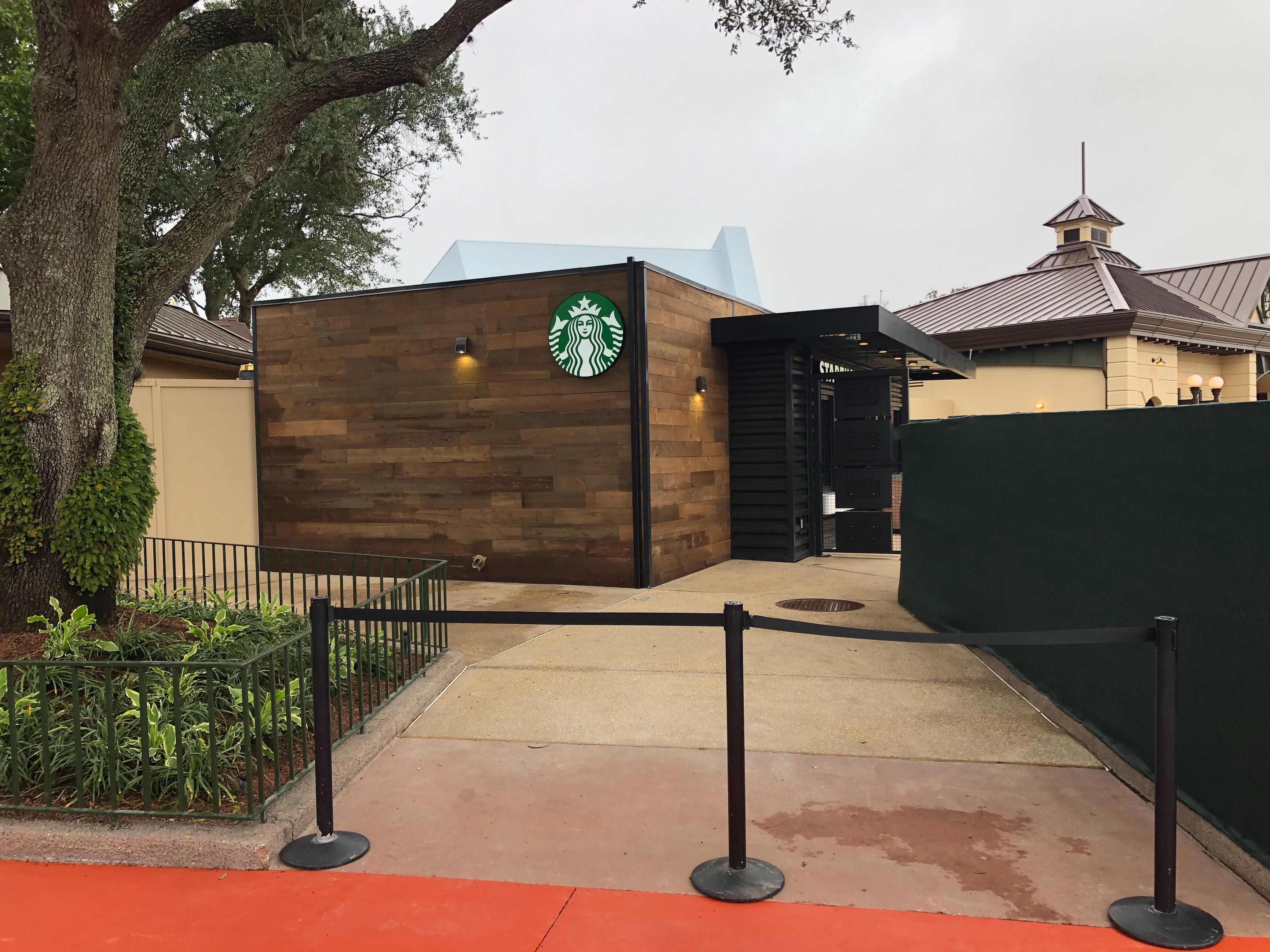 temporary starbucks epcot world showcase dec 2019 6