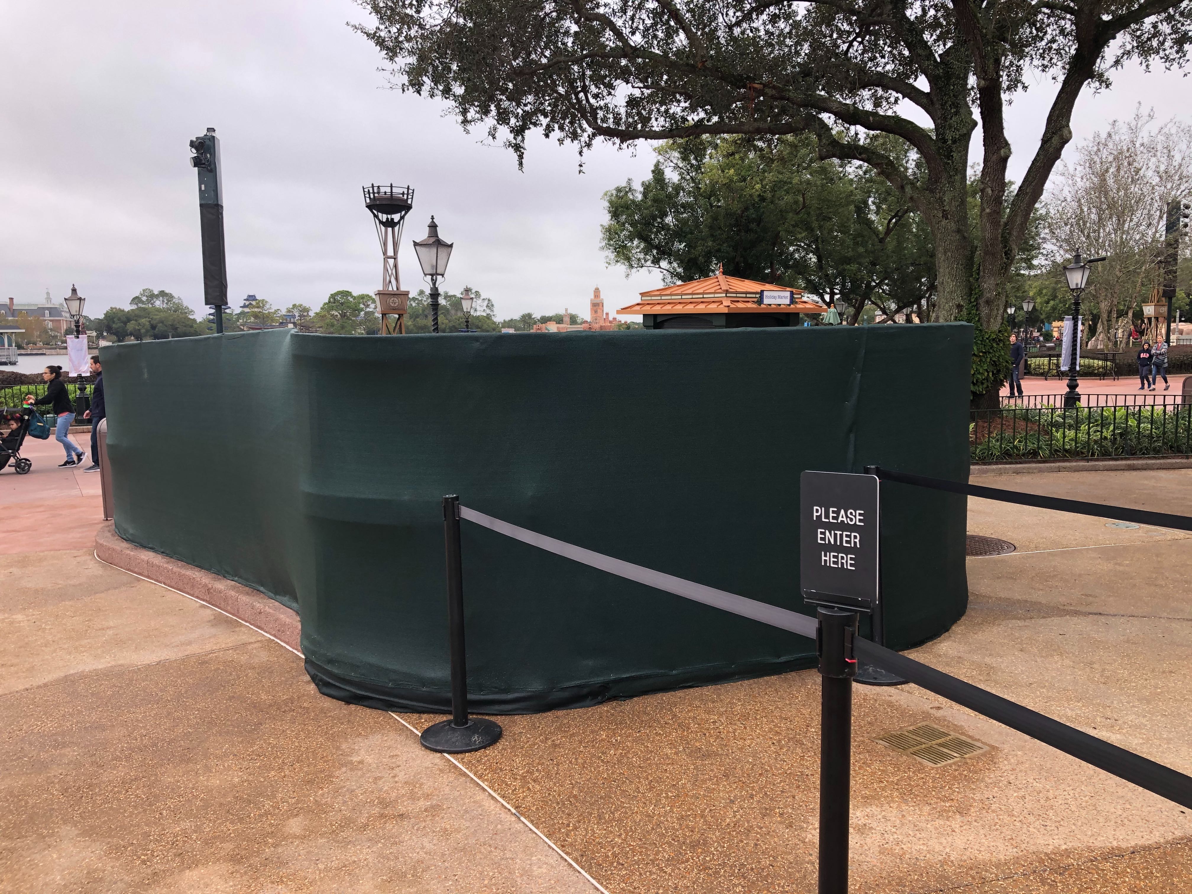 temporary starbucks epcot world showcase dec 2019 9