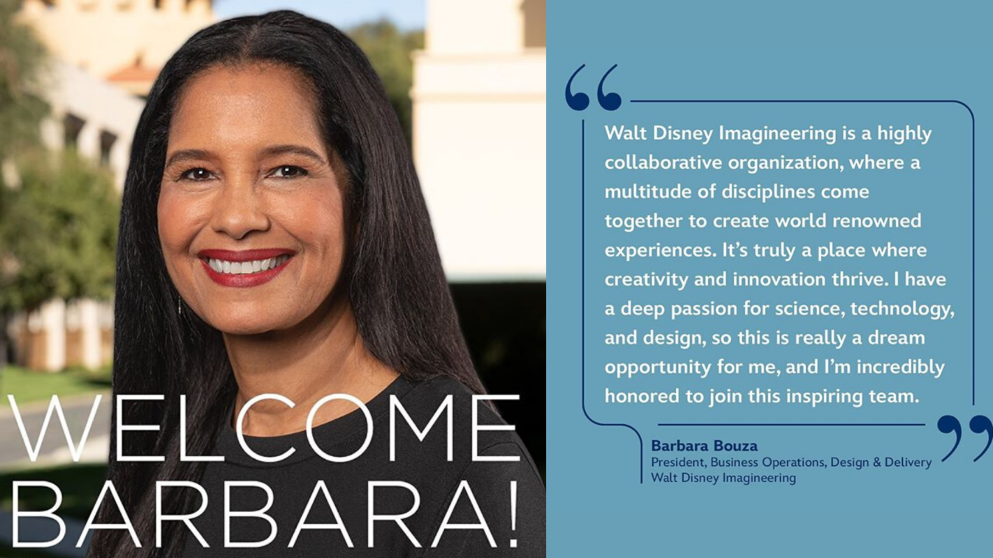 Walt Disney Imagineering Names Barbara Bouza President of Business
