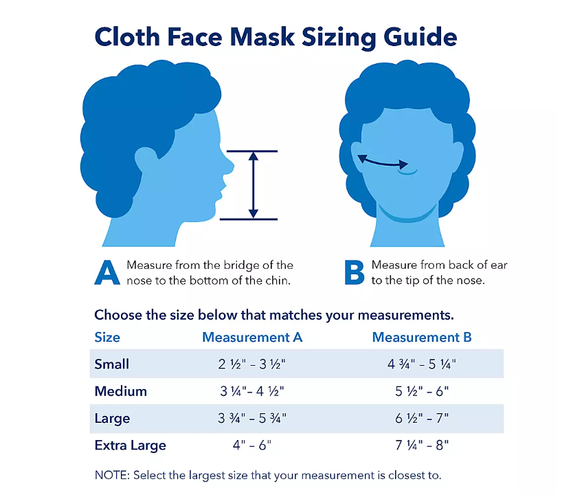 disney face masks sizing chart WDW News Today