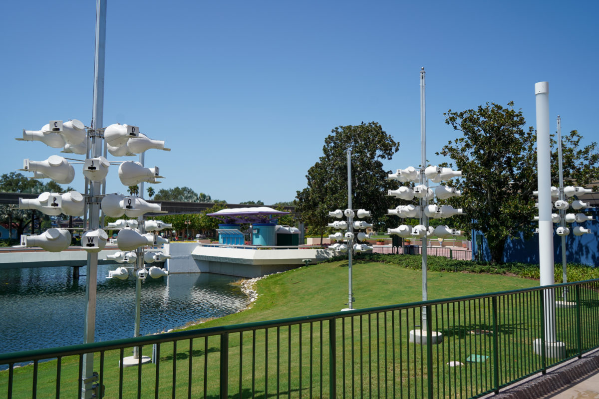 Purple Martin Houses at EPCOT 8 1 20