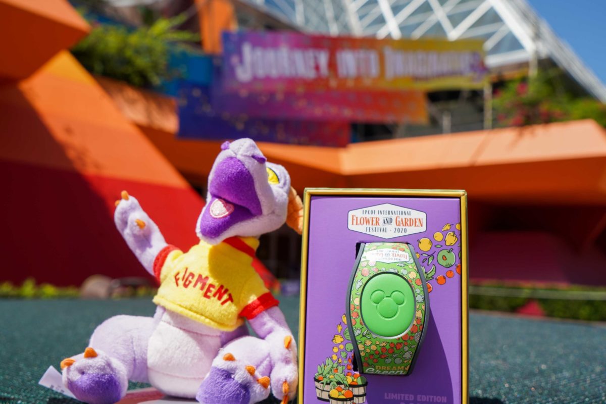 PHOTOS: Two Delayed MagicBands Featuring Figment and Minnie Mouse Have Been Released from the 2020 EPCOT International Flower & Garden Festival 13 flower and garden festival 2020 magicband