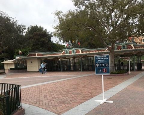 PHOTOS: Disneyland and Disney California Adventure Prepare for Imminent Reopening with New Health & Safety Signage at Park Entrances 2 disneyland-health-signs-1