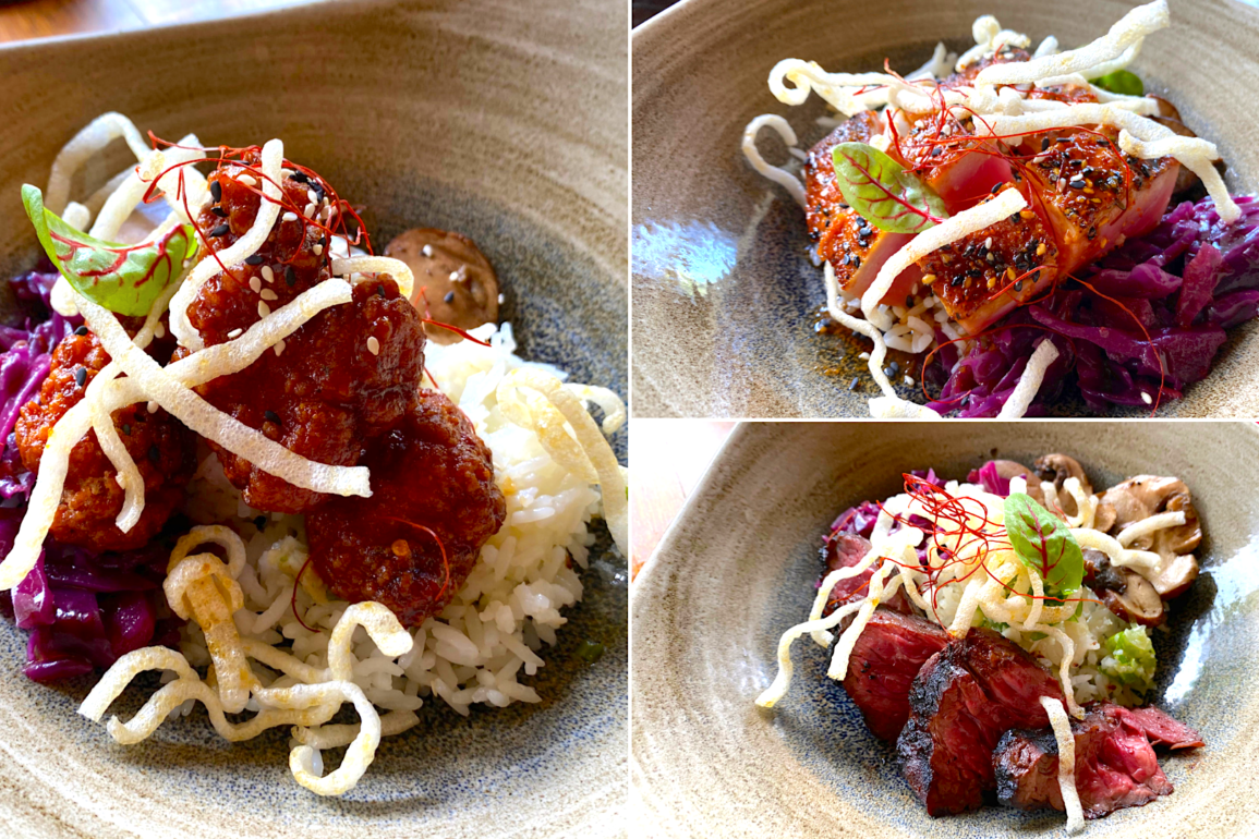 REVIEW Tuna, Chicken, and Steak Nomad Bowls from Nomad Lounge at Disney's Animal Kingdom Bring