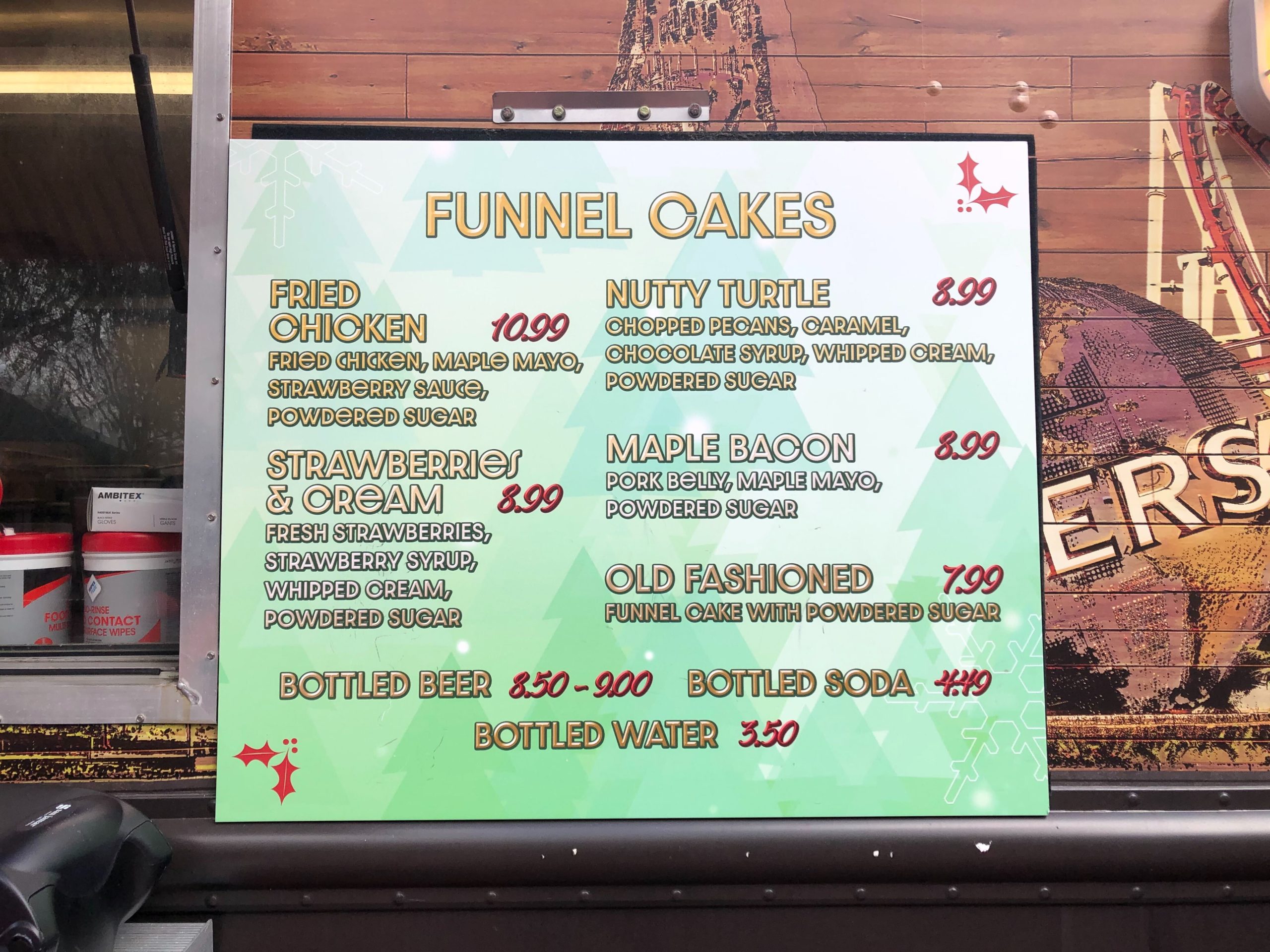 funnel cakes food truck menu WDW News Today
