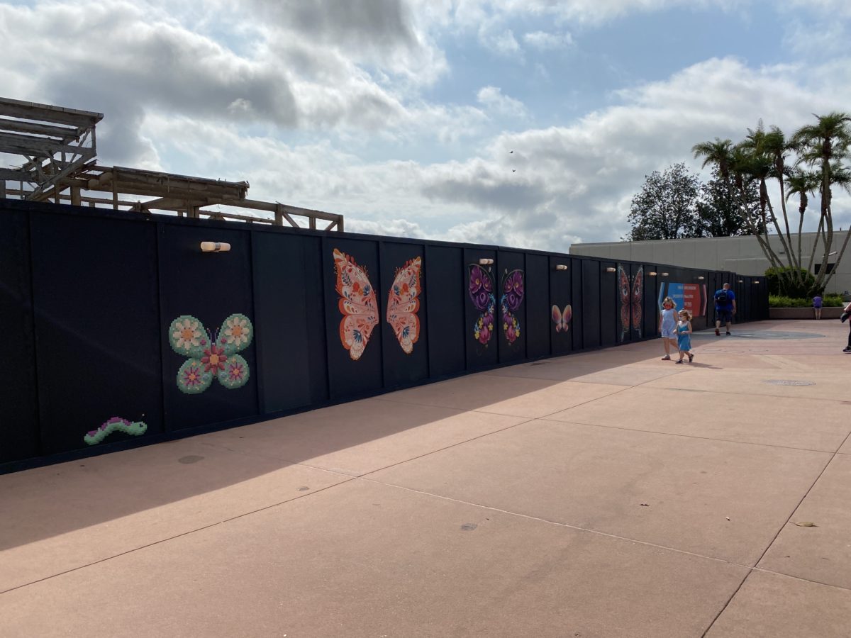 PHOTO REPORT: EPCOT 3/3/21 (First Day of Taste of EPCOT International Flower & Garden Festival, Flags Arrive at Park Entrance, Eats At EPCOT Experience Closed, and More) 11 butterfly-photo-ops-added-epcot-03032021-8220770
