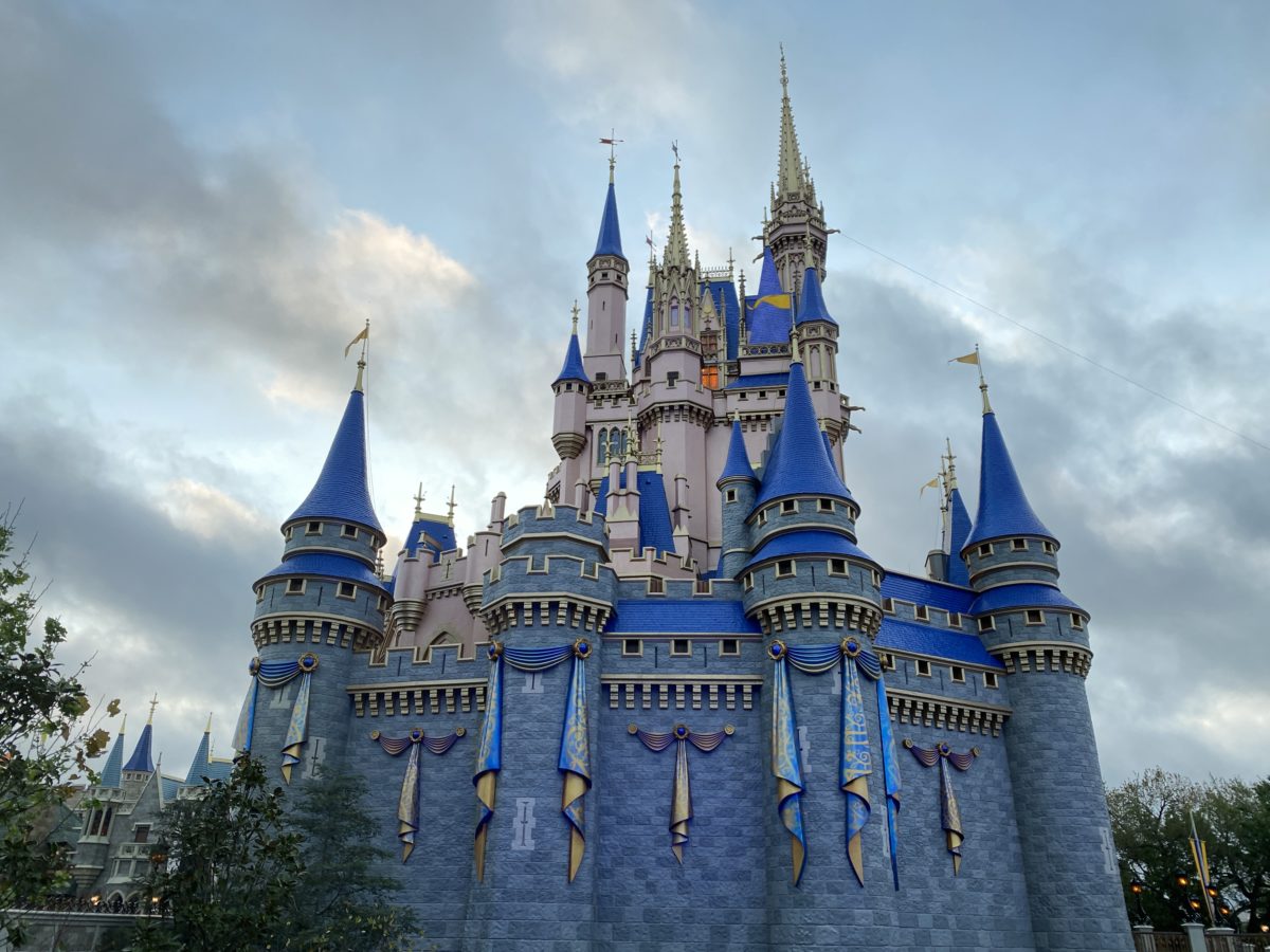 PHOTO REPORT: Magic Kingdom & Disney Springs 3/28/21 (Support Removal On TRON, New AirPod Cases, New Pins of Every EPCOT Pavilion, and More) 2 cinderella-castle-no-change-magic-kingdom-03282021-1807952