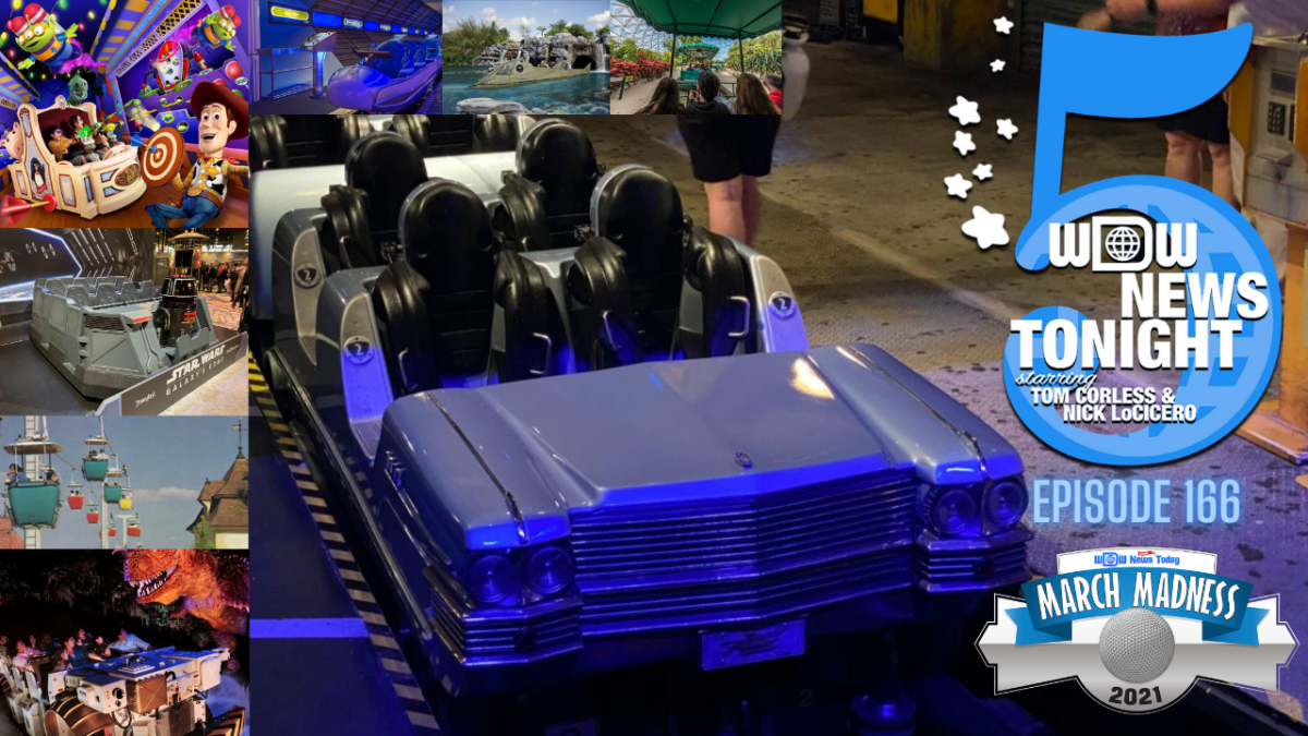 TONIGHT on WDW News Tonight (3/4/21): WDWNT March Madness Kicks Off to Determine the Greatest Disney World Ride Vehicle, Past or Present! 2 tonight-166-8303492