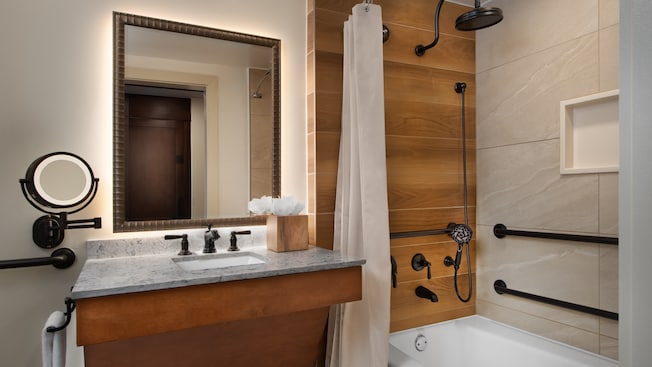 FIRST LOOK: Official Photos Released of Remodeled Rooms at Disney’s Wilderness Lodge 22 wilderness-lodge-accessible-room-3018097