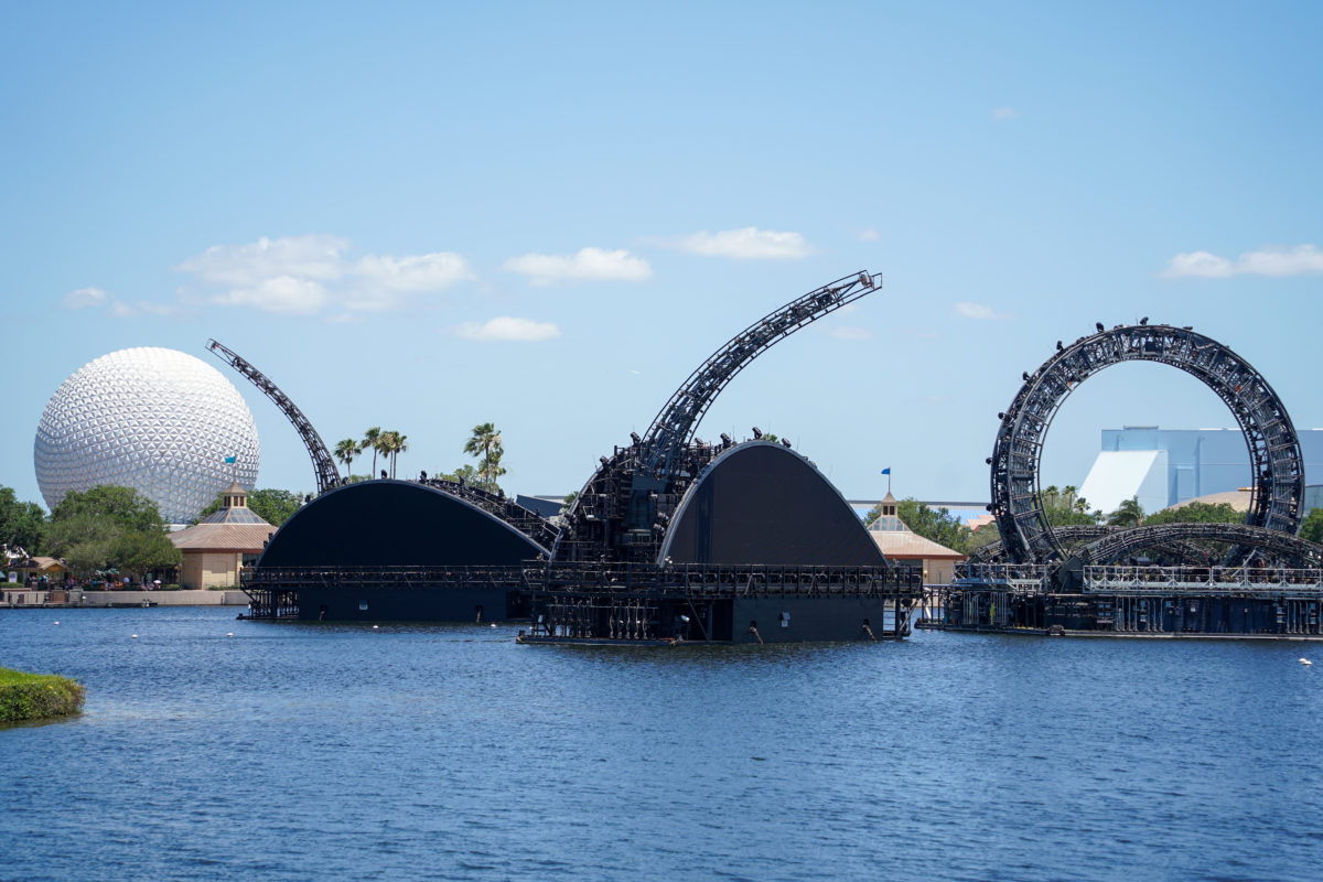 PHOTO REPORT: EPCOT 5/9/21 (More "Points of Light", Construction of "Creations Shop" Progresses, Distanced Character Meets, and More) 19 harmonious-barges-5-9-21-6020023