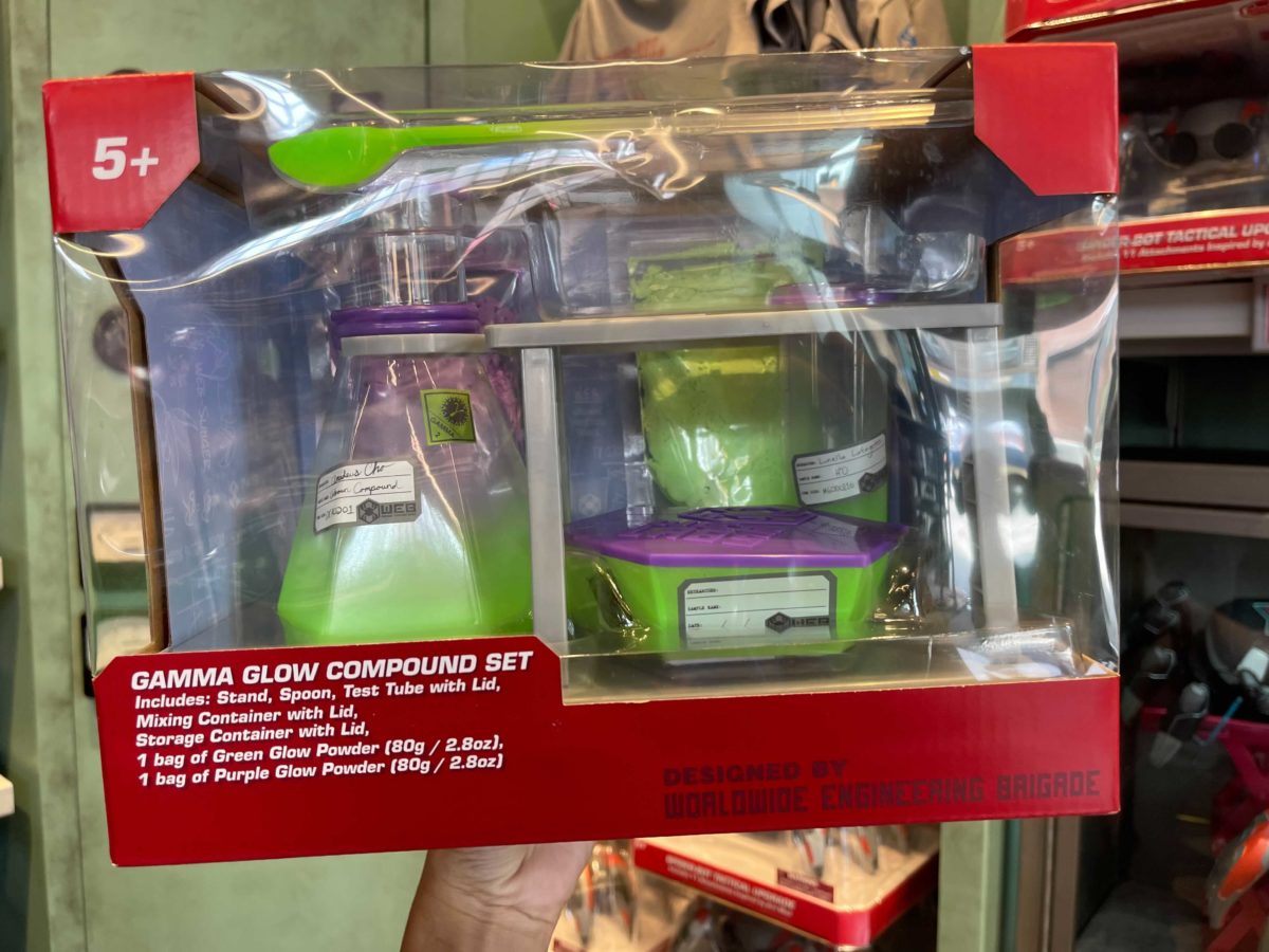 PHOTOS: New Gamma Glow Compound Set is Ready for Experiments at WEB Suppliers in Disney California Adventure 9 New Gamma Glow Compound Set at WEB Suppliers in Disney California Adventure