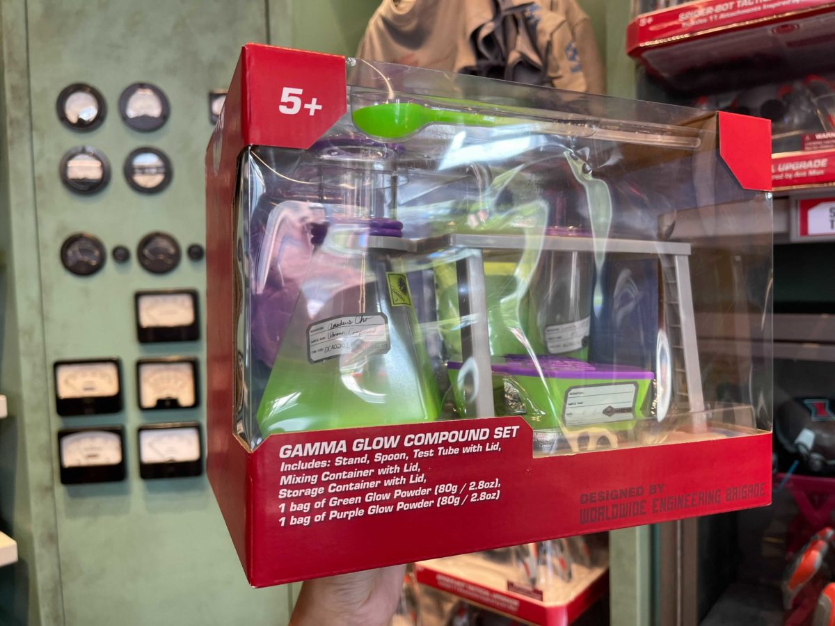 PHOTOS: New Gamma Glow Compound Set is Ready for Experiments at WEB Suppliers in Disney California Adventure 10 New Gamma Glow Compound Set at WEB Suppliers in Disney California Adventure