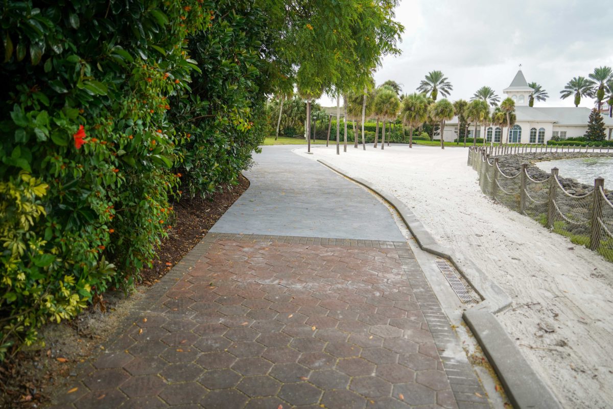 PHOTOS: Walkway Open Between Disney’s Grand Floridian and Polynesian Village Resorts, Walk Around the World Bricks Removed 2 grand-floridian-polynesian-walkway-1-1441021