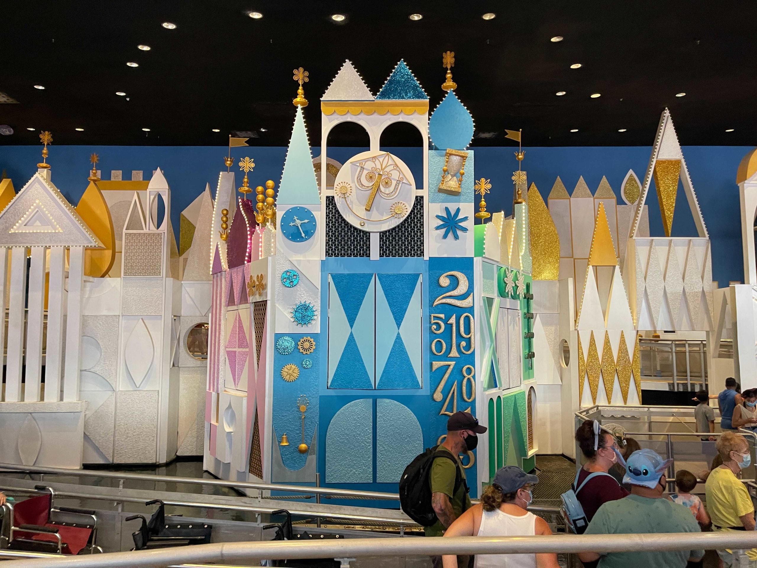 PHOTOS it s A Small World Clocktower Given Colorful Makeover At 