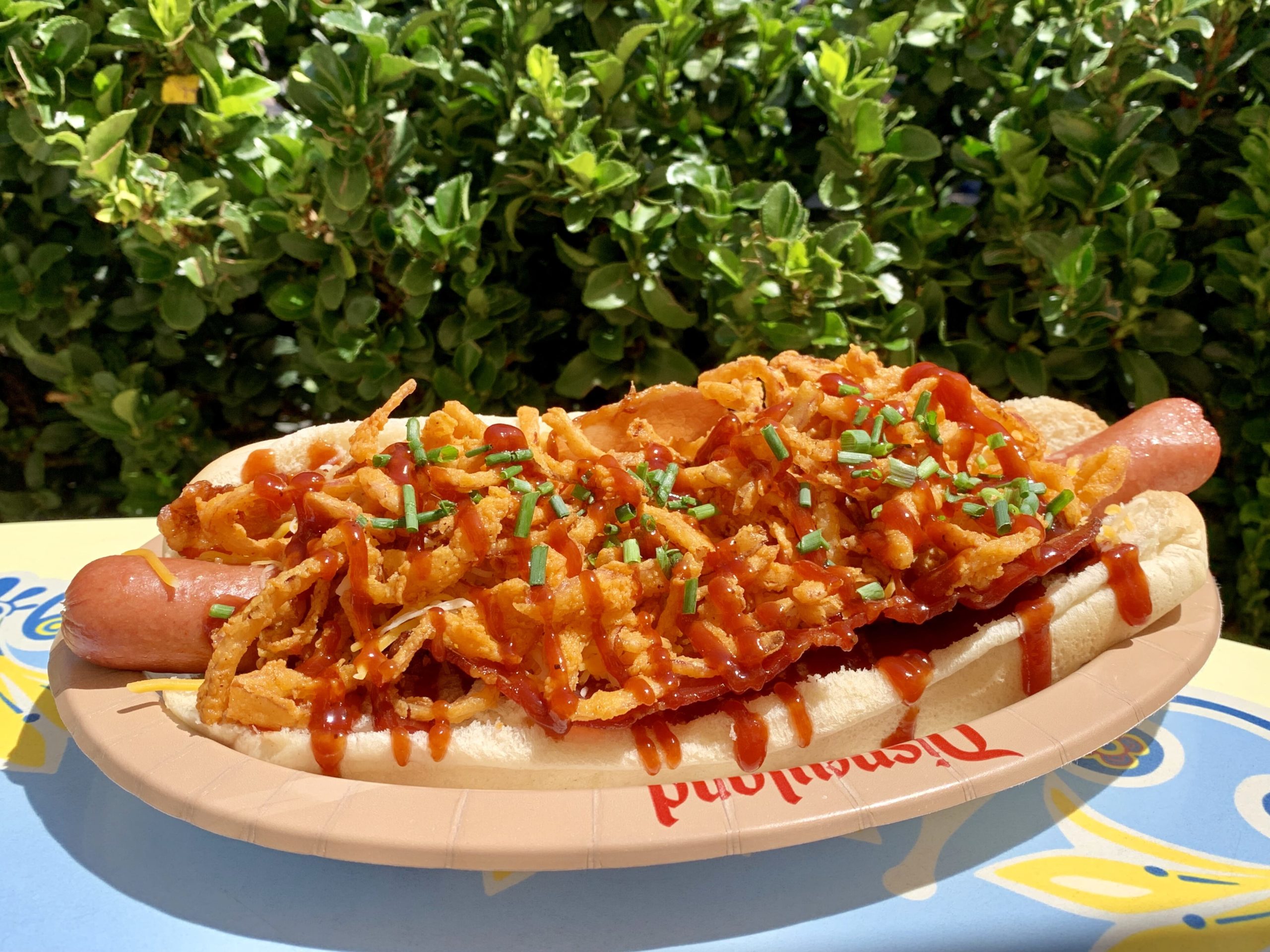 REVIEW BBQ Bacon Dog Returns to Refreshment Corner in Disneyland for Halloween Disneyland