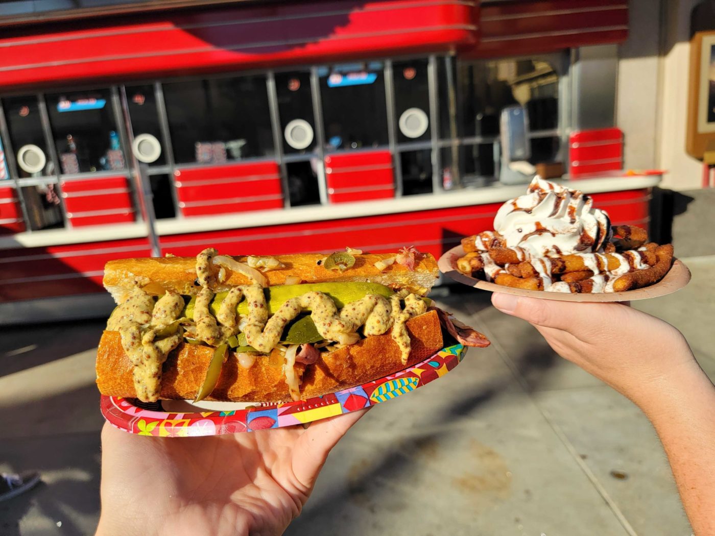 REVIEW New Pastrami Reuben and Chocolate Marshmallow Funnel Cake Fries