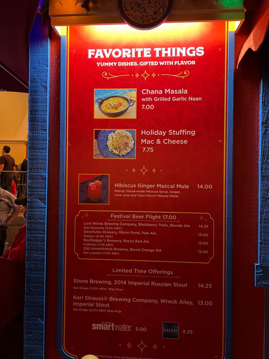 REVIEW: Chana Masala, Hibiscus Ginger Mezcal Mule From Favorite Things Marketplace at Disney California Adventure Festival of Holidays 2021 7 favorite-things-marketplace-festival-of-holidays-review-7-4168266