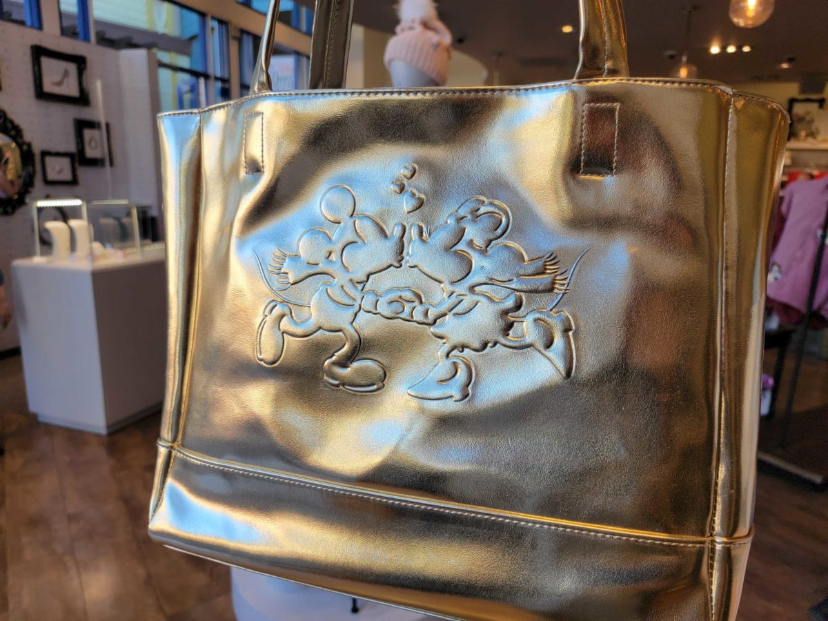 PHOTOS: New Gold Tote Bag Now Available at The Dress Shop in Disneyland Resort 6 gold-tote-bag_134955-4330648