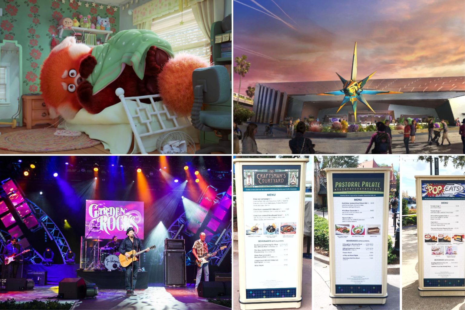 Garden Rocks Concert Lineup Revealed, ‘Turning Red’ Disney+ Debut