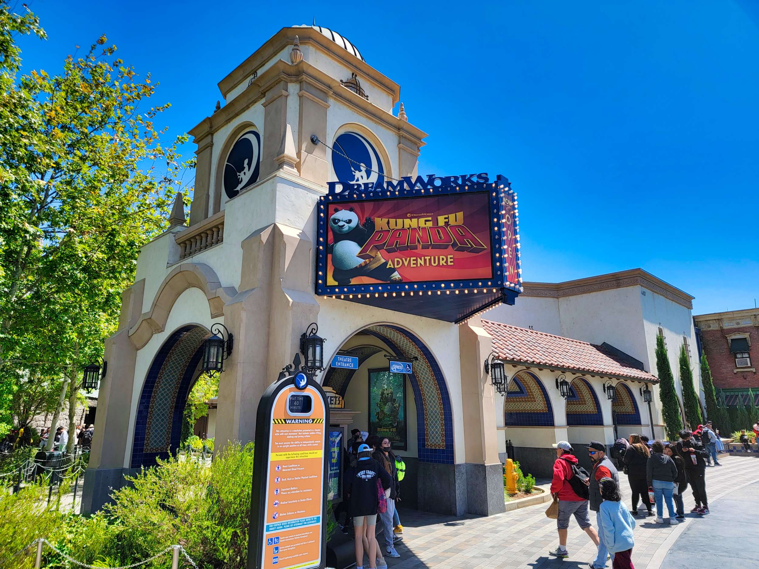 Kung Fu Panda Adventure sign