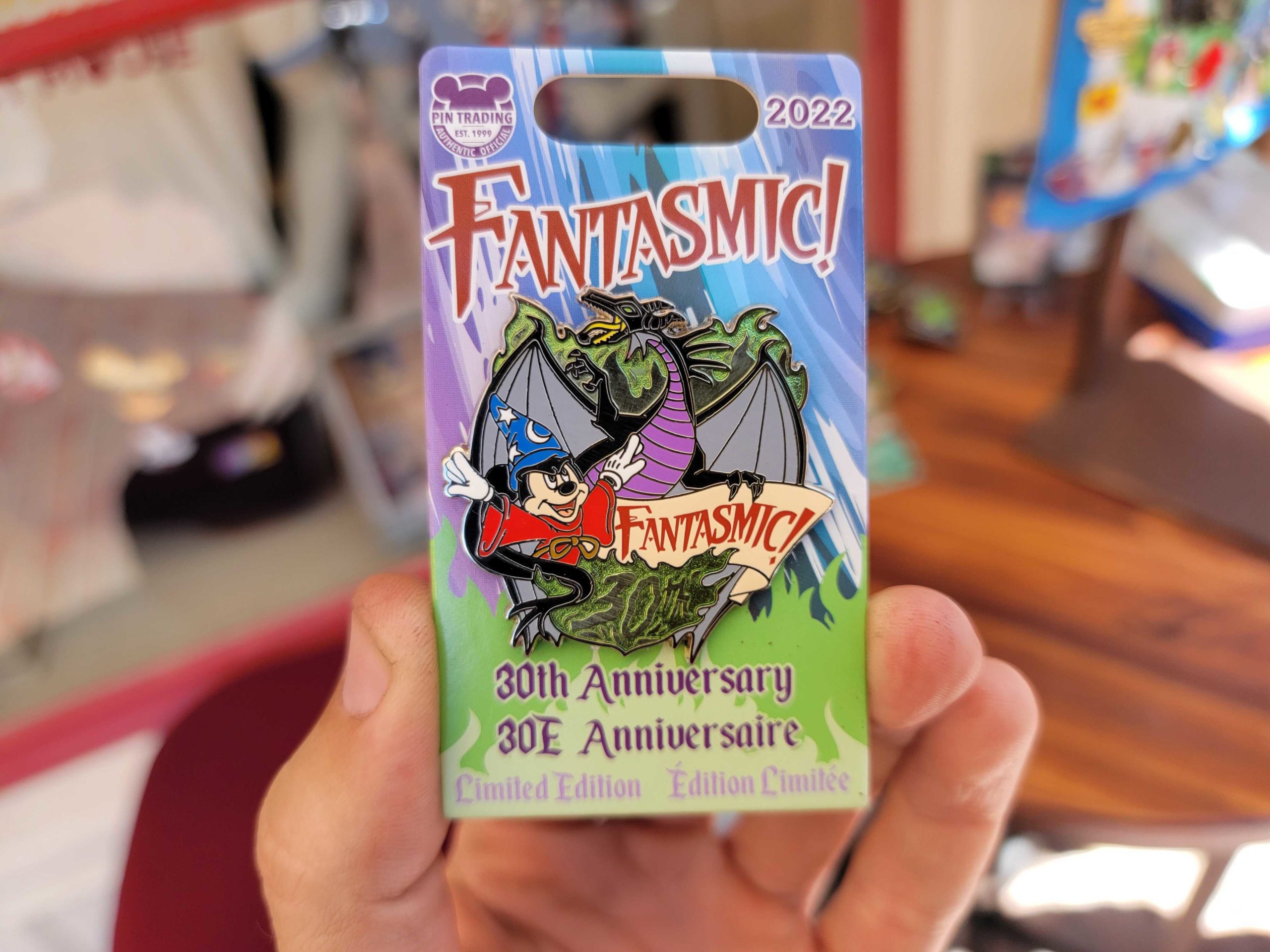 Avengers, BBQ, and Construction Walls Galore: Disneyland Photo Report 5/10/22 35 DL Fantasmic pin 2 scaled