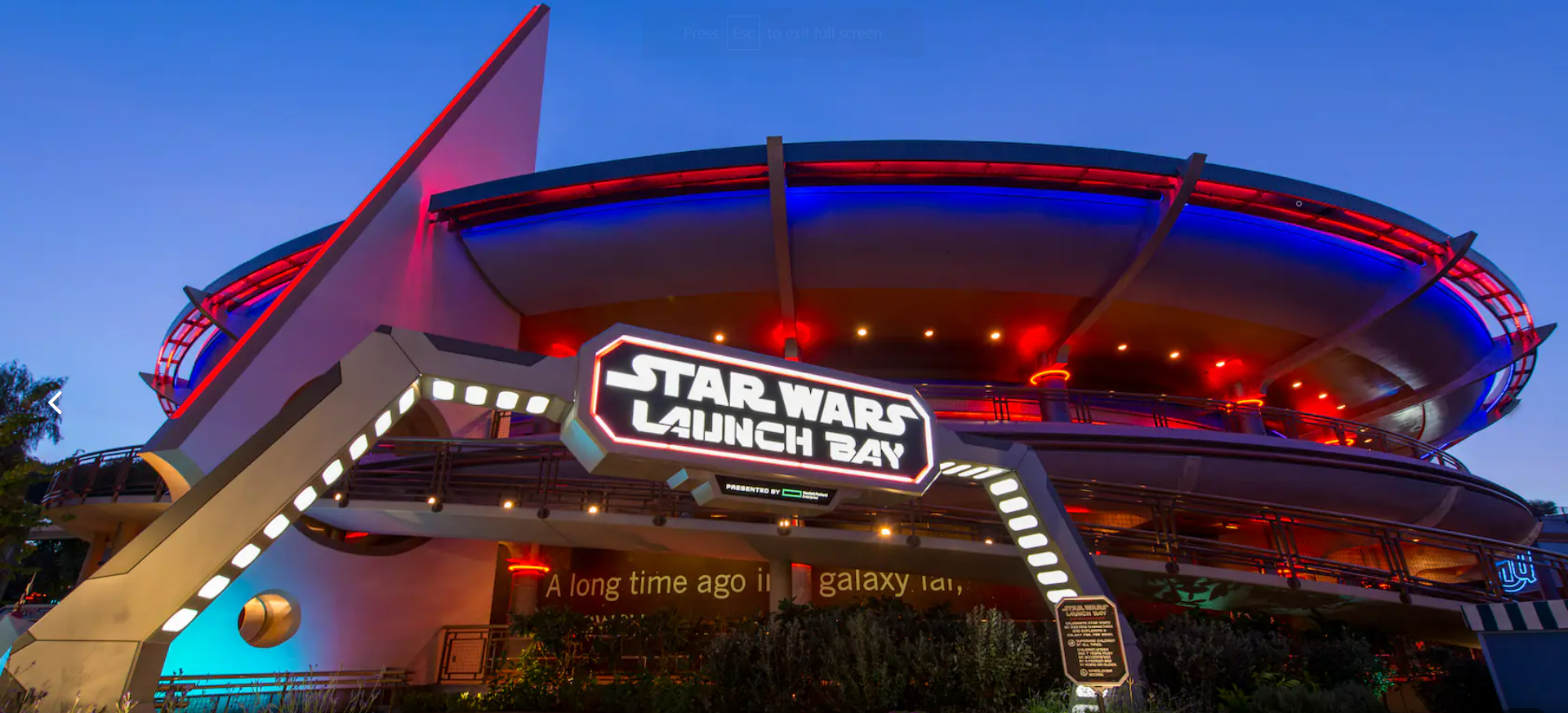 RUMOR Star Wars Launch Bay Carousel Theater To Be Demolished And