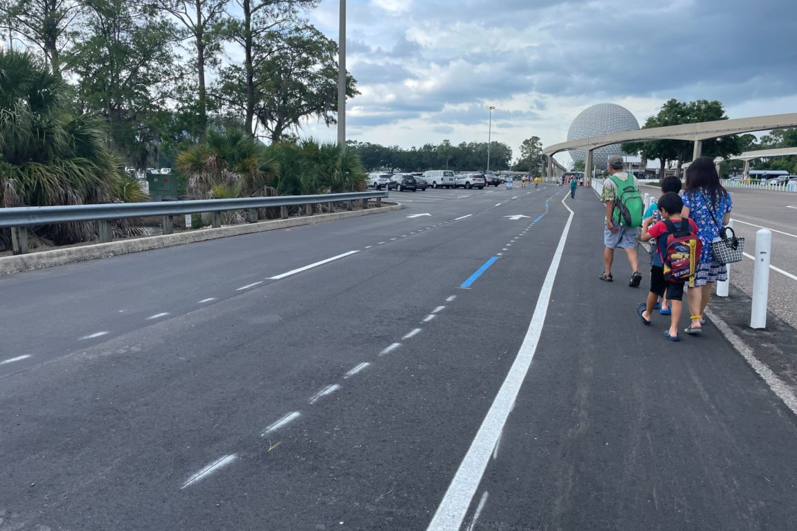 Work on Amaze Parking Lot at EPCOT Now Complete WDW News Today
