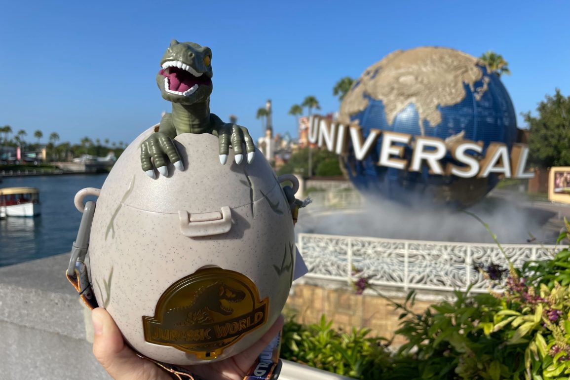 'Jurassic World' Raptor Egg Popcorn Bucket Hatches in Universal Orlando