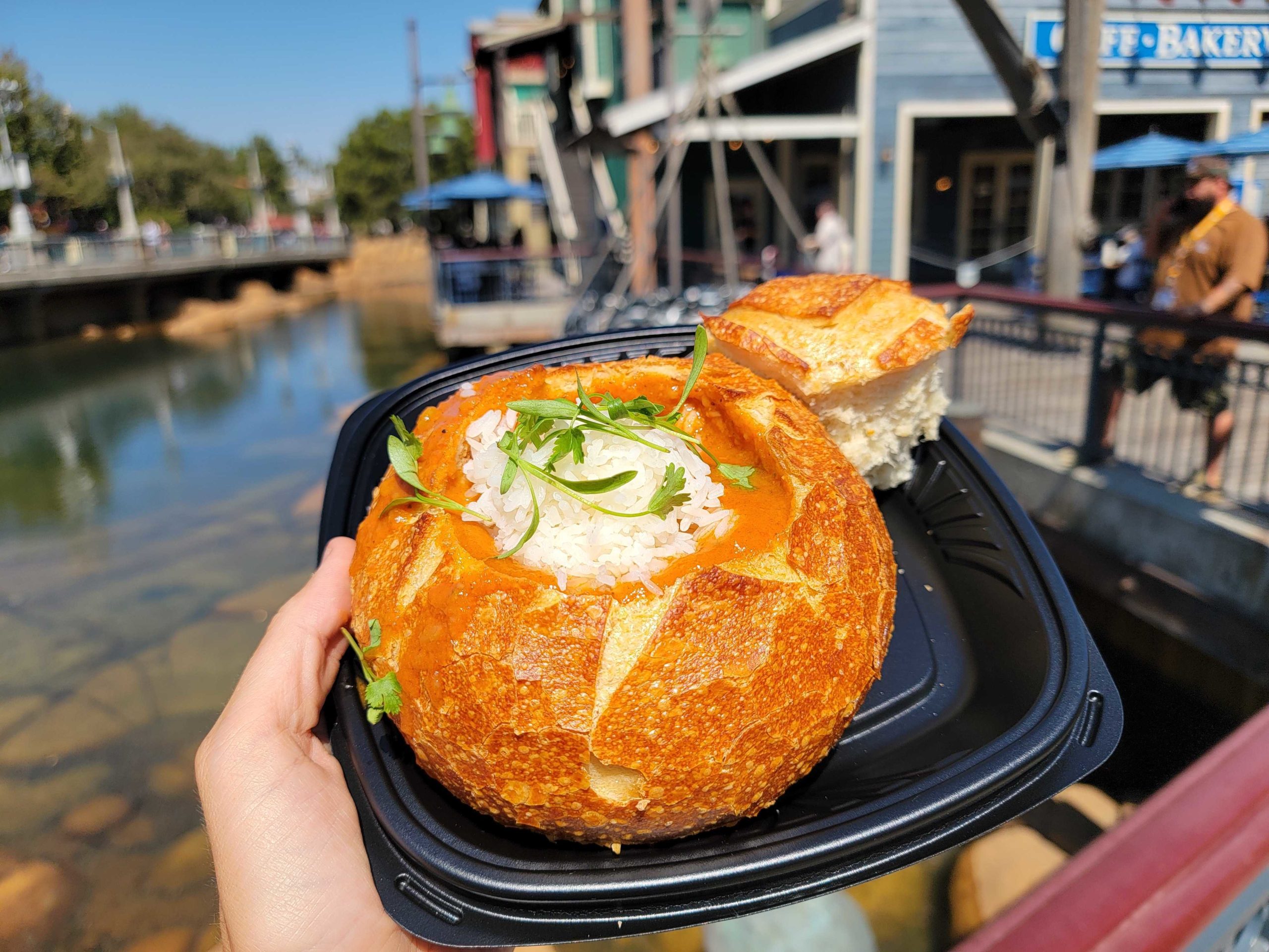 REVIEW Cajun Pan Roast Soup From Pacific Wharf Caf At Disney 