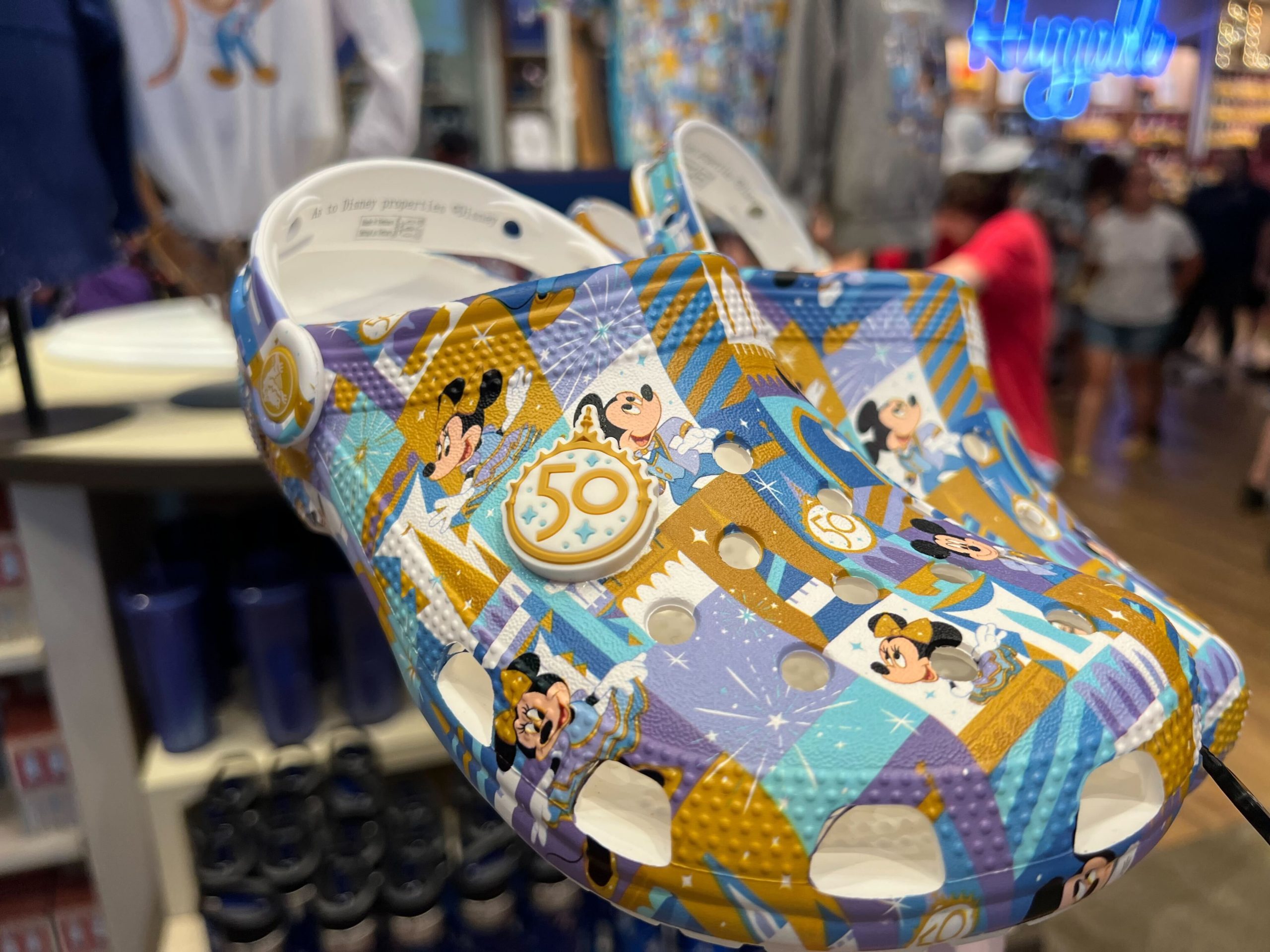 New Walt Disney World 50th Anniversary Crocs Feature Mickey & Minnie,  Unique Jibbitz - WDW News Today