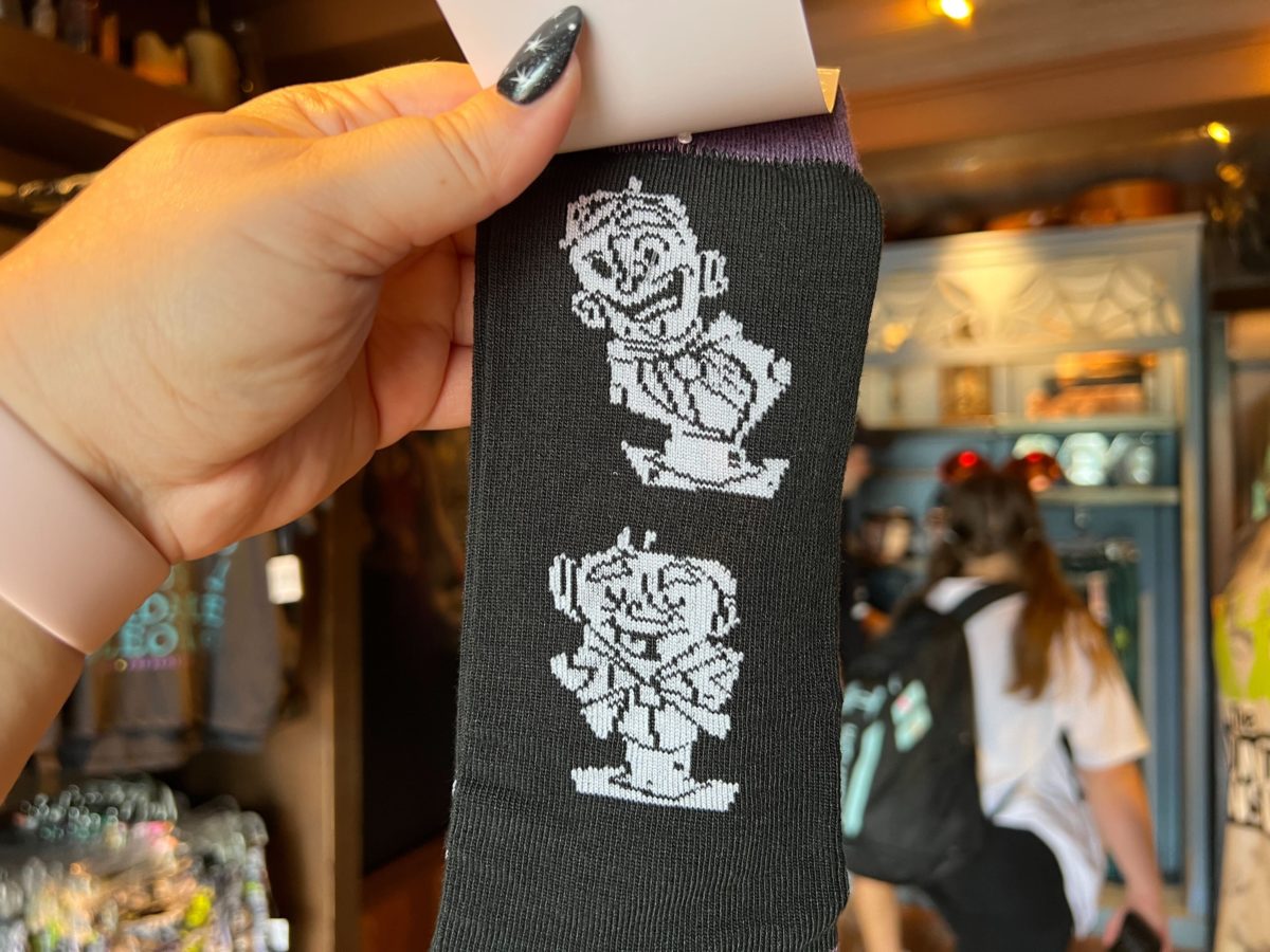 Haunted Mansion Socks front
