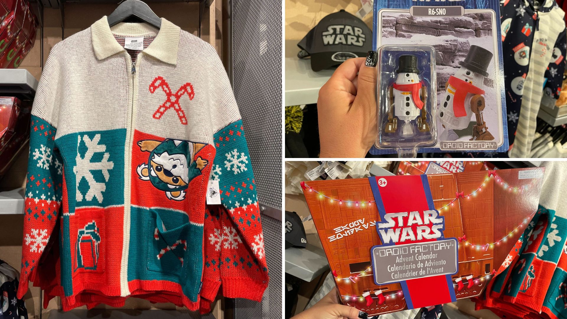 Star Wars Holiday Spirit Jersey Sweaters Droid Factory Advent Calendar 