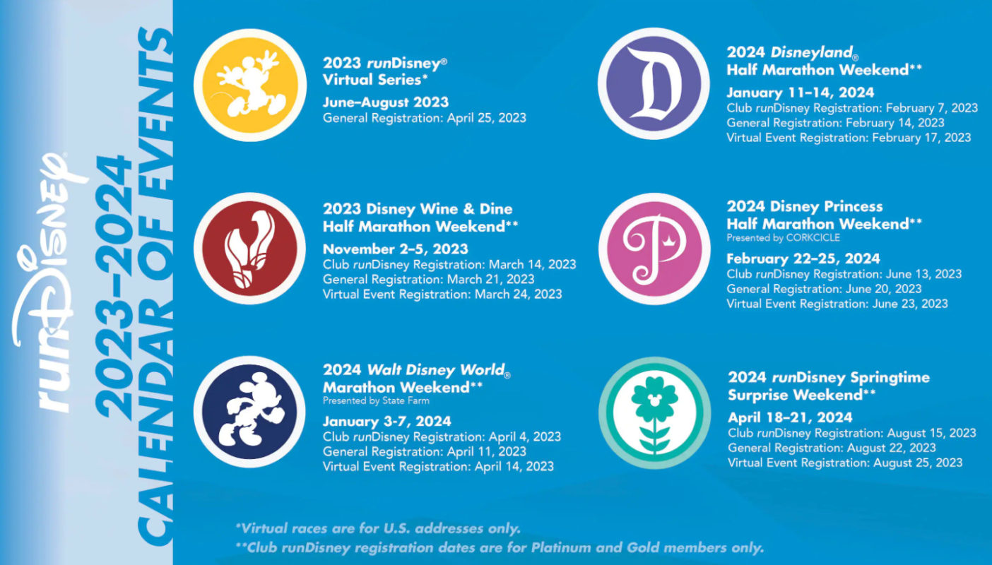RunDisney Announces Upcoming 2023 2024 Dates And Races At Walt Disney 