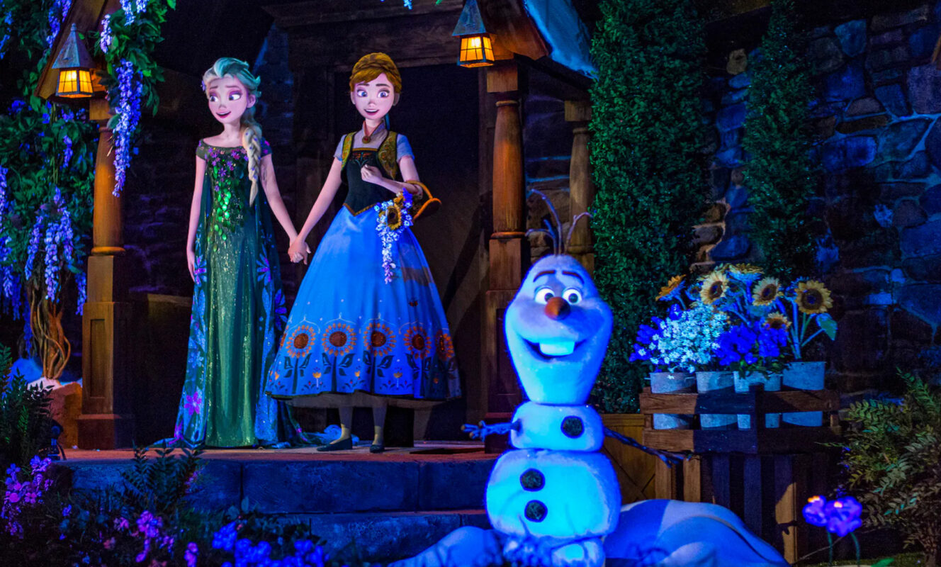 Frozen Ever After ride in EPCOT at Walt Disney World.