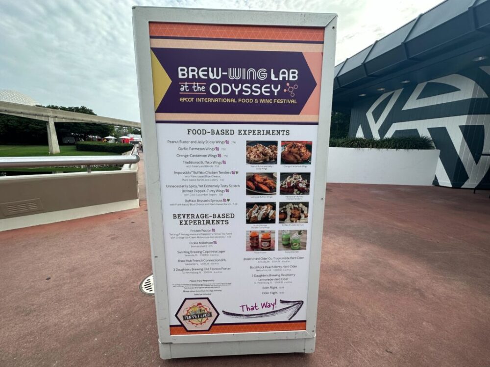 BrewWing Lab at the Odyssey EPCOT International Food & Wine Festival