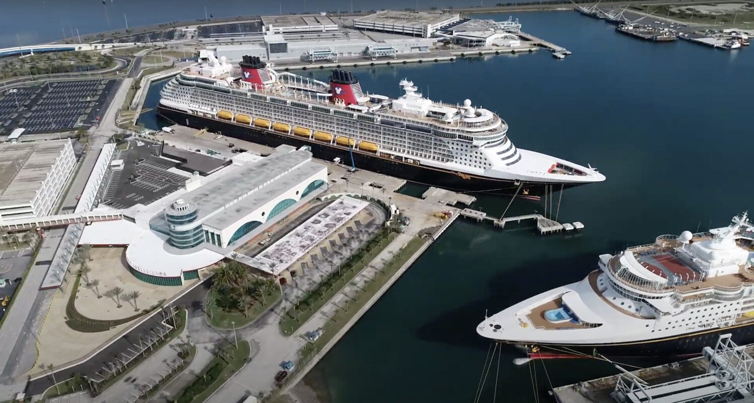 Disney Dream and Disney Wonder at Port Canaveral