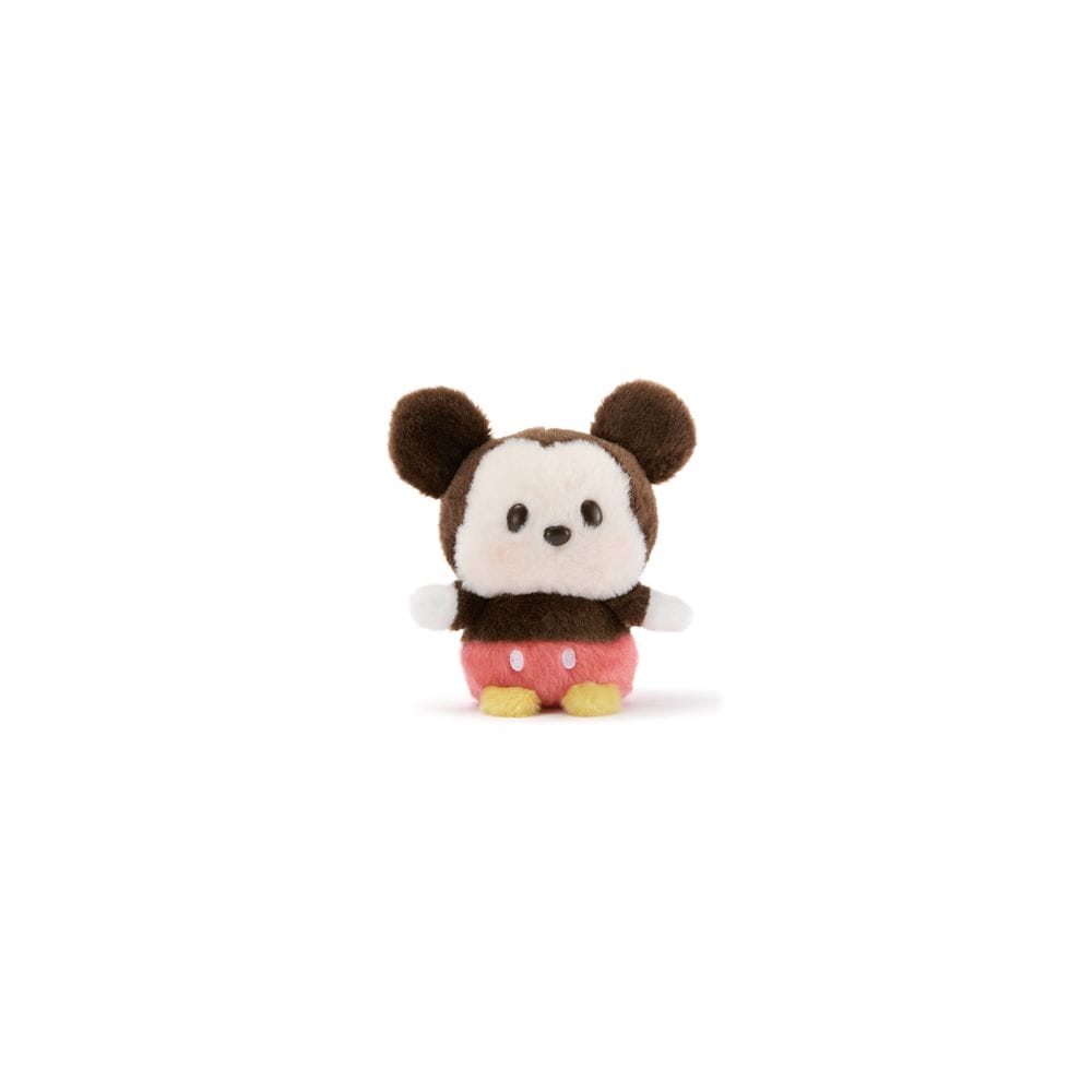 Plush toy resembling a cartoon mouse with round ears, like Disney Store Japan's Urupocha-Chan Plush.
